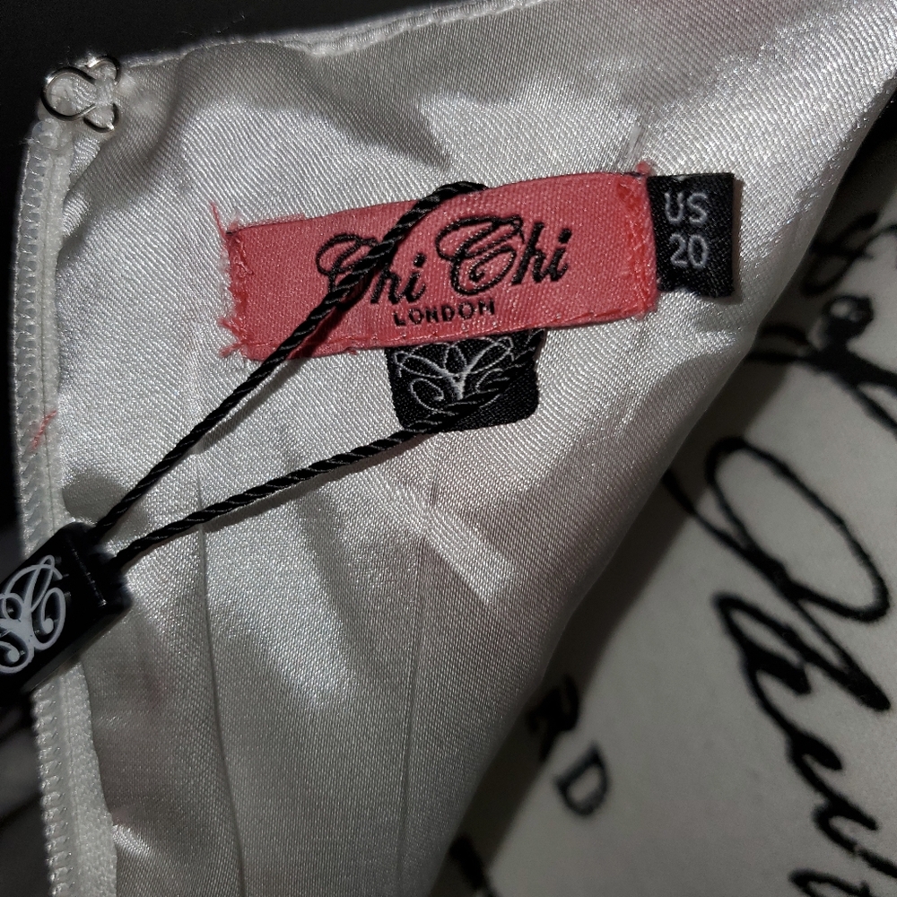 ModCloth Unique Vintage Chi Chi London High Tea Red Rose Formal Dress Size 20 - Picture 14 of 16
